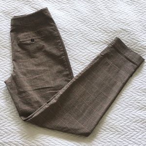 High Waist Plaid Patterned Trouser